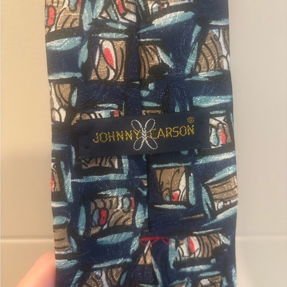 Abstract Patterned Tie - Picture 3 of 3